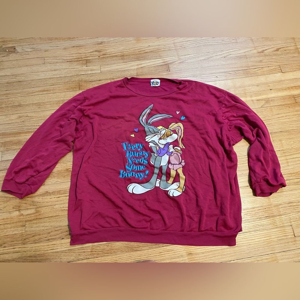 Vintage 96’ Looney Tunes sweatshirt Bugs Bunny Lola Every Bunny Needs Some Bunny